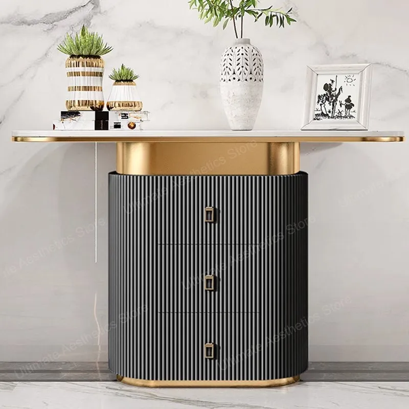 Storage With Drawers Console Tables Entryway Hallway Unique Console Tables Glamour Recibidor Para Entrada Furniture Living Room