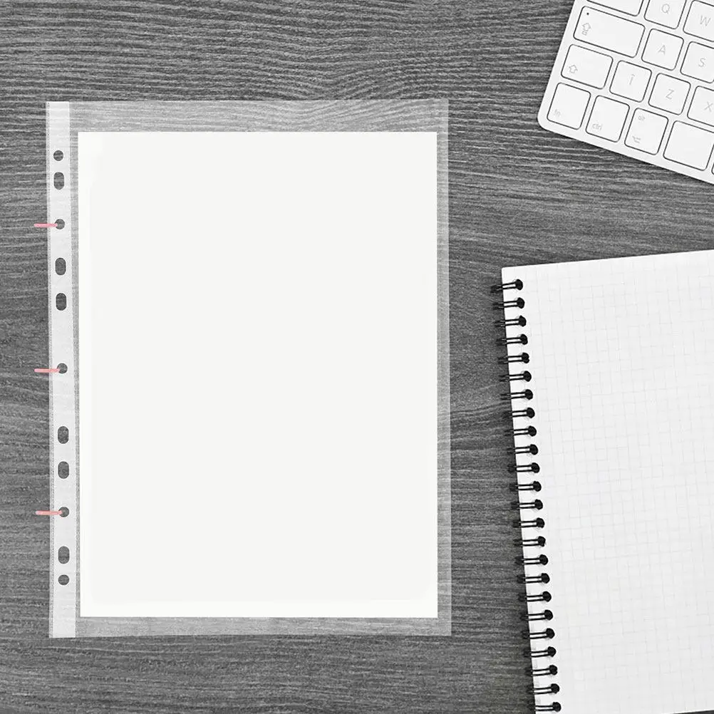 

100 шт. пластиковых прозрачных файлов-вкладышей формата А4 с верхней загрузкой для документов, фотографий, нот, сертификатов, для тяжелых условий эксплуатации