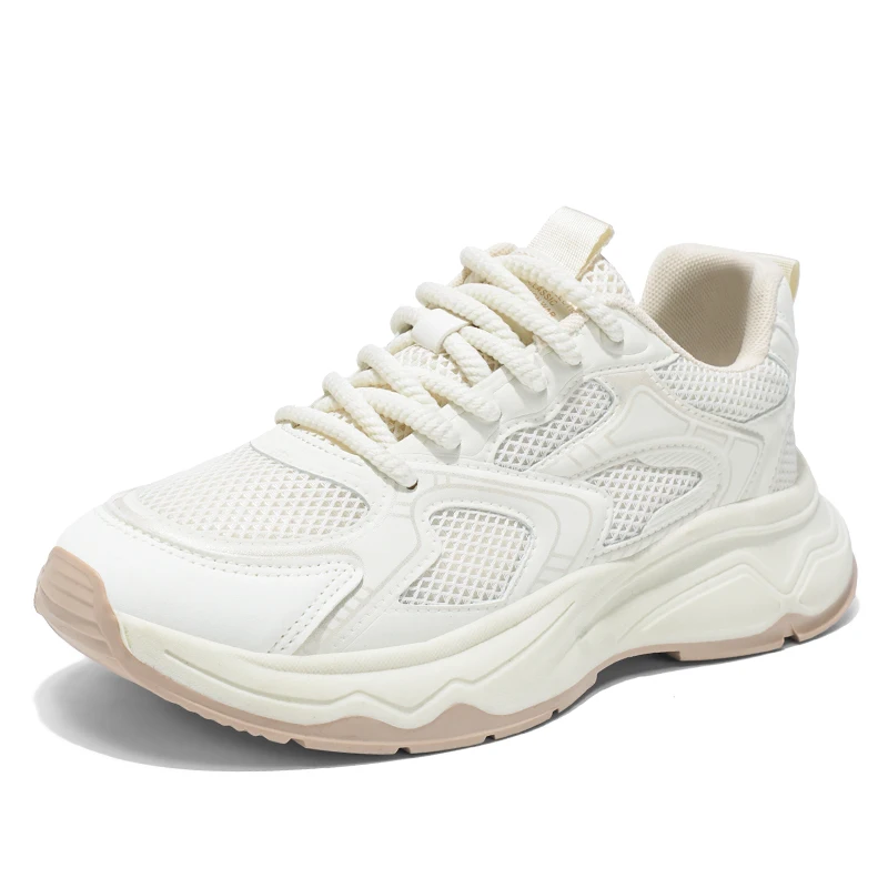 

New Trend Men's Women's Shoes Large Size Casual Sneakers Lightweight Thick Sole Comfortable Outdoor Sports Couple Shoes