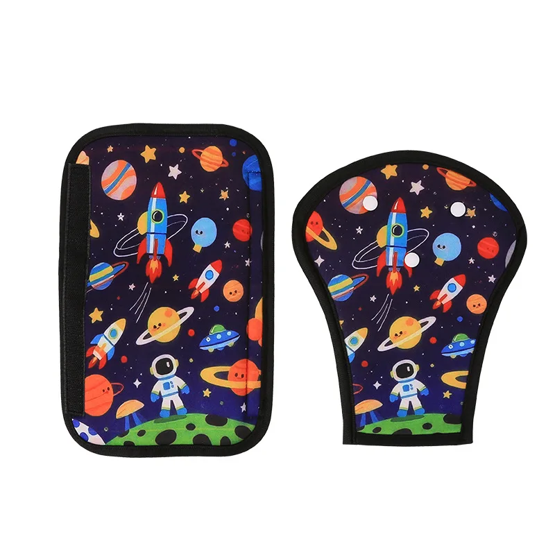 تعديل حزام مقعد الطفل سيارة مكافحة الرقبة الاطفال غطاء الكتف حزام الأمان الموضع حزام الأمان واقية مرساة حزام الأمان المثبت