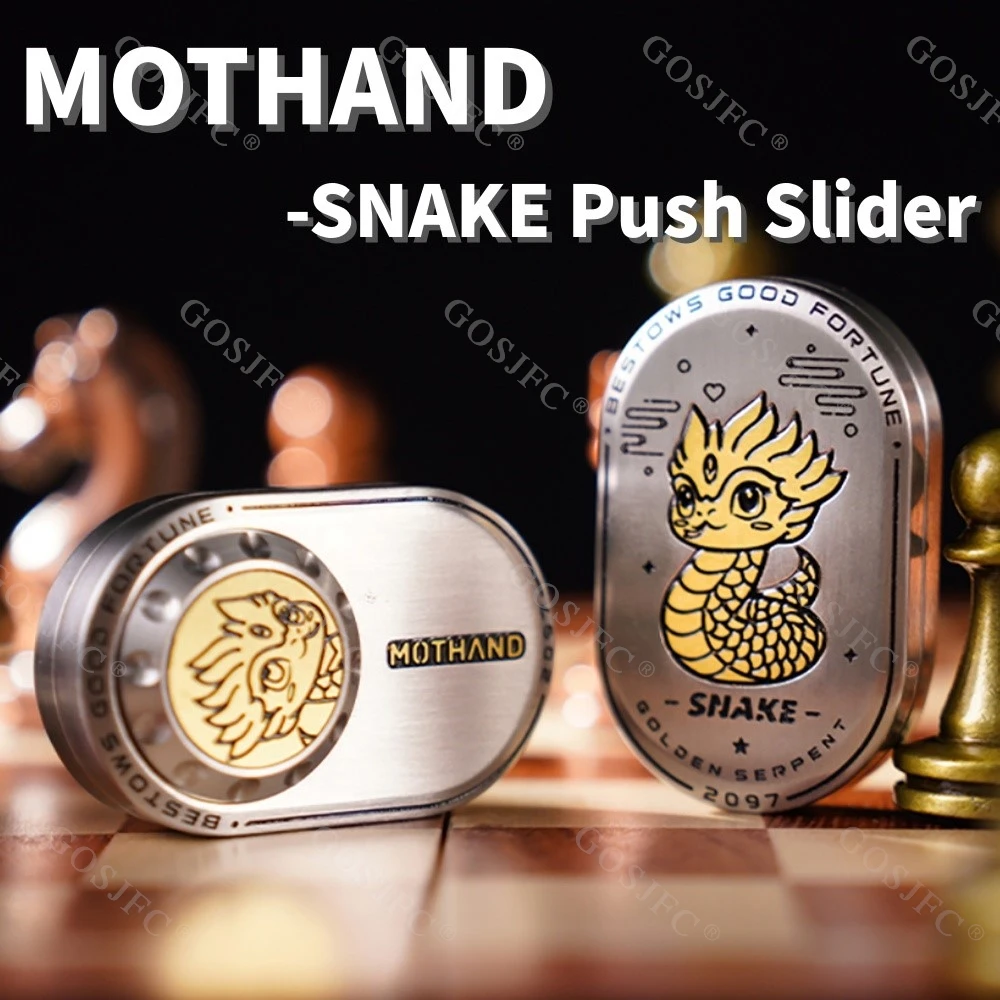 

MOTHAND EDC змея Push слайдер трещотка Fidget Spinner игрушки для взрослых игрушки для снятия стресса гаджеты аксессуары для офисного стола