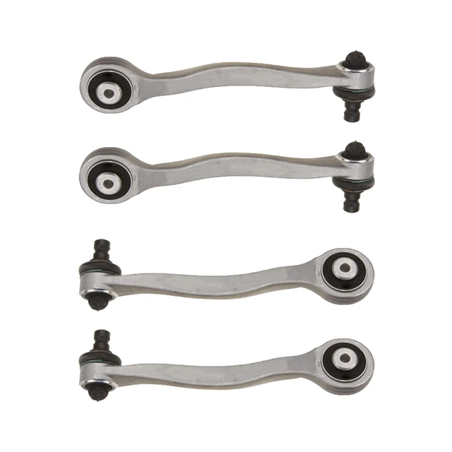 4 sztuk przednia górna ramię wahacza zestawy dla Audi A6 4F2 4FH 4F5 A6L C6,A8 D3 2002-2010 VW Phaeton 3D2 2002-2016,Bentley