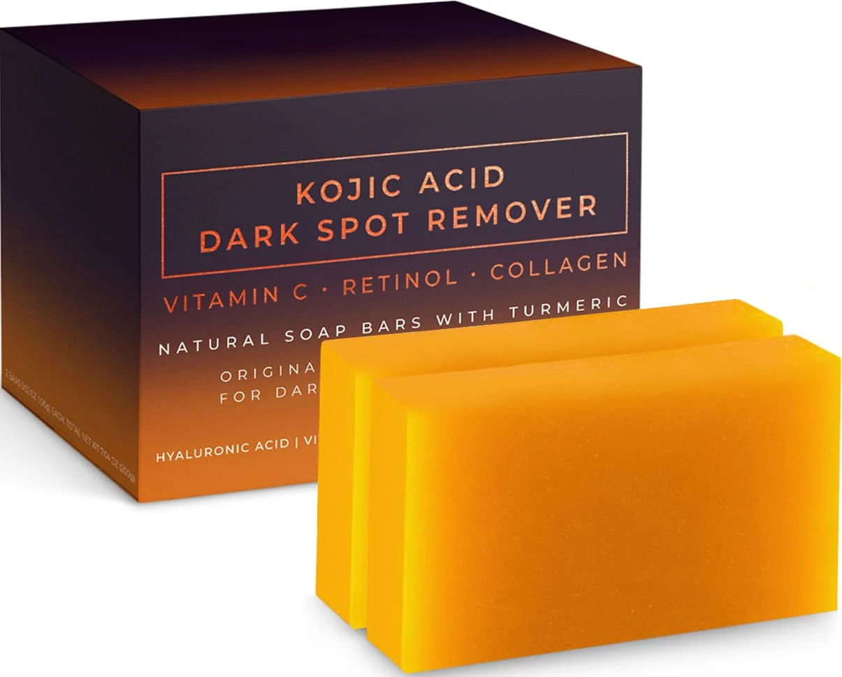 Kojic Acid Dark Spot Remover Whitening Soap Handmade Skin Care Deep Cleaning Moisturizing Cleansing Essential Soap Brighten Skin