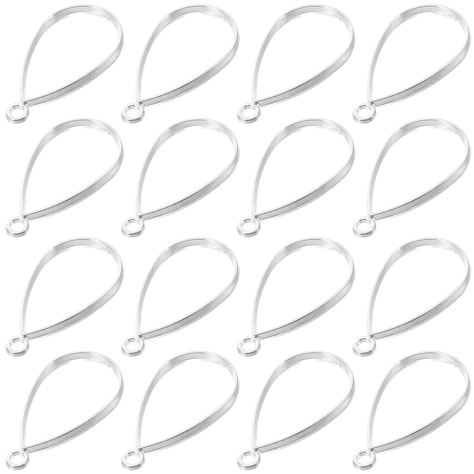 

30Pcs Hollowed Jewelry Bezel Frames Water Drop Pendant DIY Resin Charms Necklace Bracelet Making Supplies Jewelry Holder Bezels