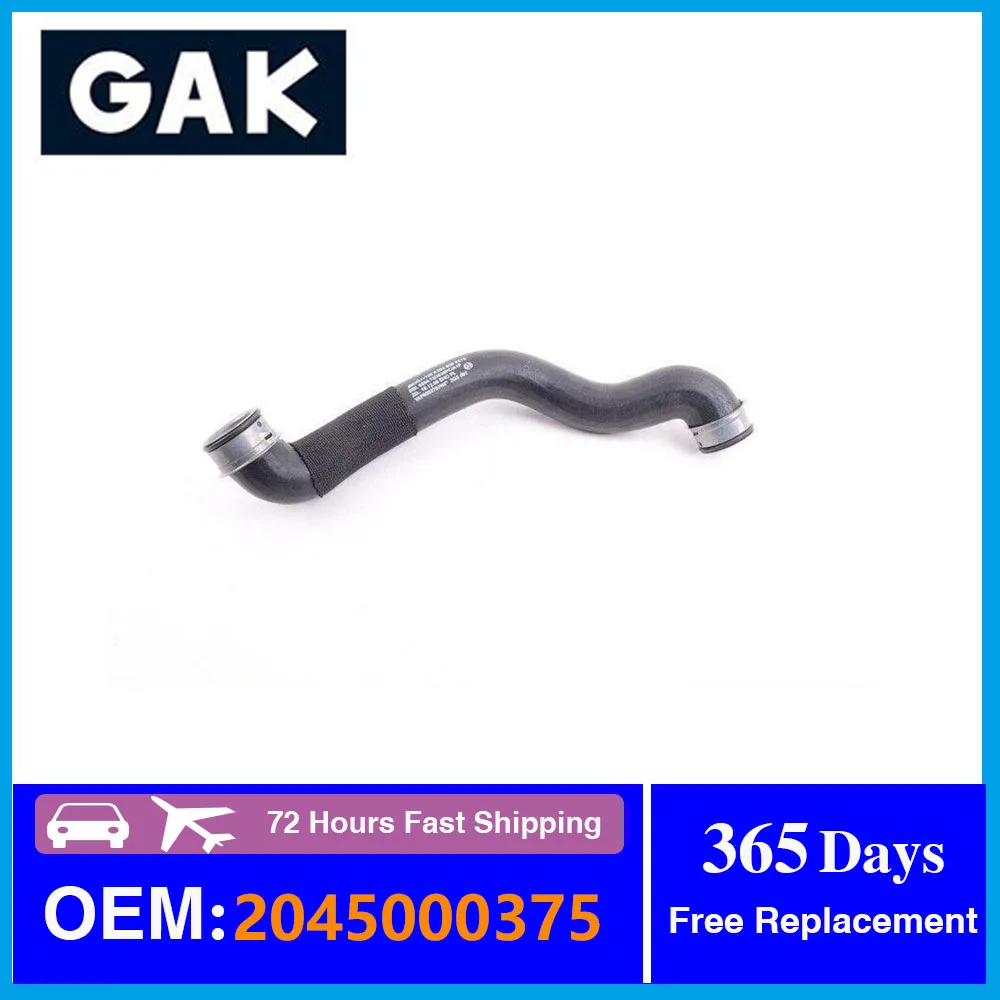 

GAK A2045000375 Auto Parts 1pc Engine Radiator Coolant Hose For Mercedes Benz W204 X204 GLK300 280 350 C230 200 OE 2045000375