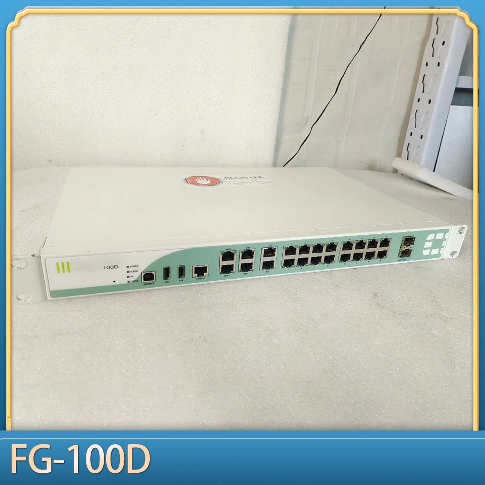 16 Gigabit 2 Gigabit SFP Gigabit Hardware Firewall FG-100D