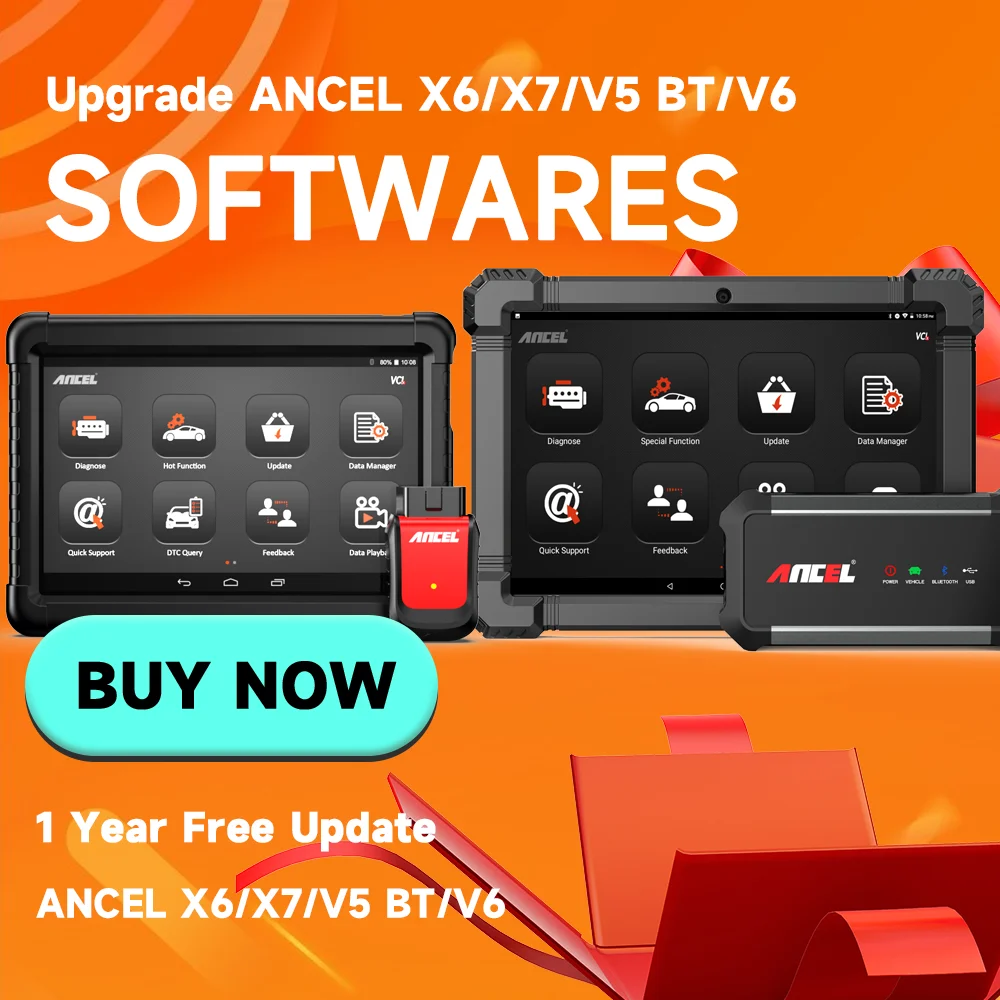 

ANCEL X6/X7/V5 BT/V6 MT700 1 year update subscription
