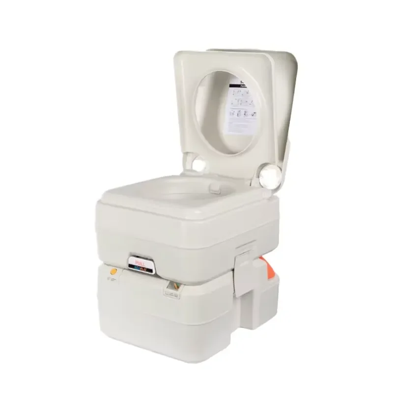 20L Portable Camping Toilet with Flush System Removable Waste Tank for RV Caravan Boat Camper Outdoor Travel Hiking