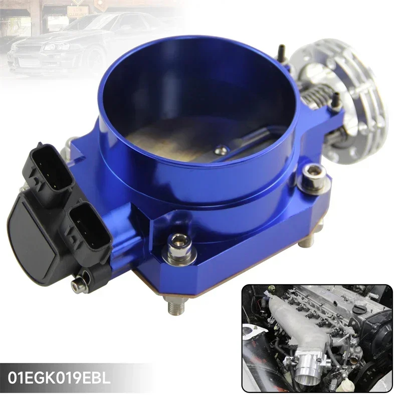 

3.15" Throttle Body Q45-80MM +TPS Sensor Position Intake Manifold For Nissan Skyline R33 S2 Series 2 RB25DE Black/Blue/Sliver