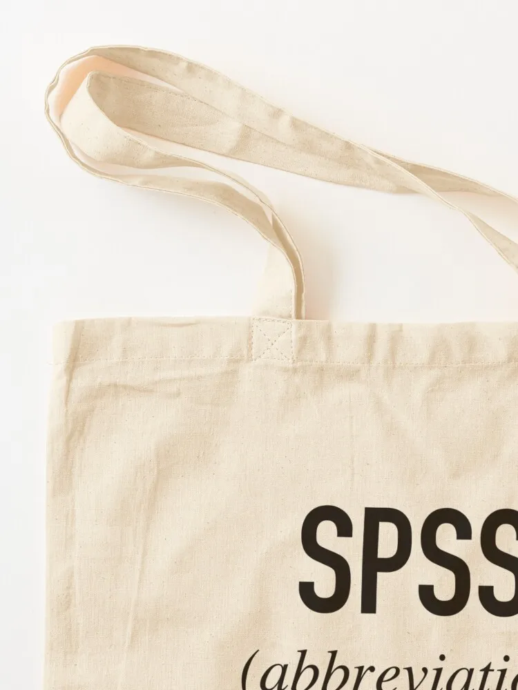 SPSS علم النفس - تعريف مضحك حمل حقيبة المتسوق حقيبة المرأة حقيبة تسوق نسائية حقائب اليد حمل مخصص #3