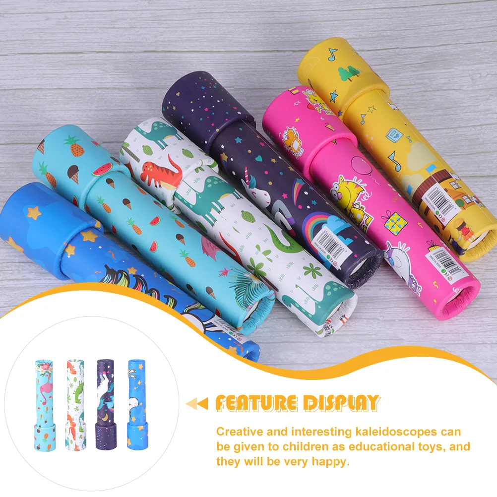 4 Pcs Kaleidoscope Educational Rotating Toys Funny Children Kid Classic Party for Kids Kaleidoscopes