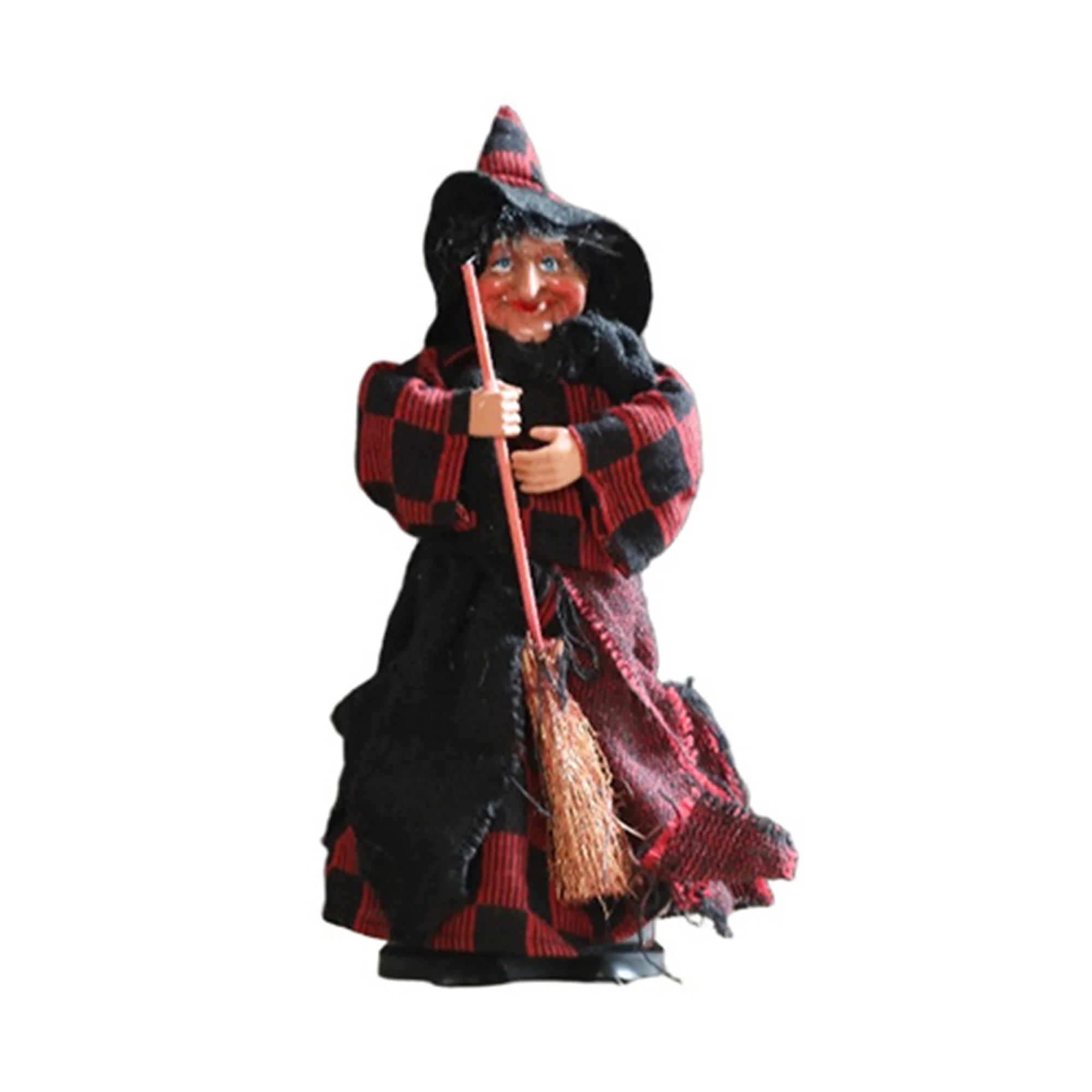Set of 3 Halloween Witch Dolls Adorable Gothic Children s Toy Desk Decorations for Spooky Party Favors and Gifts