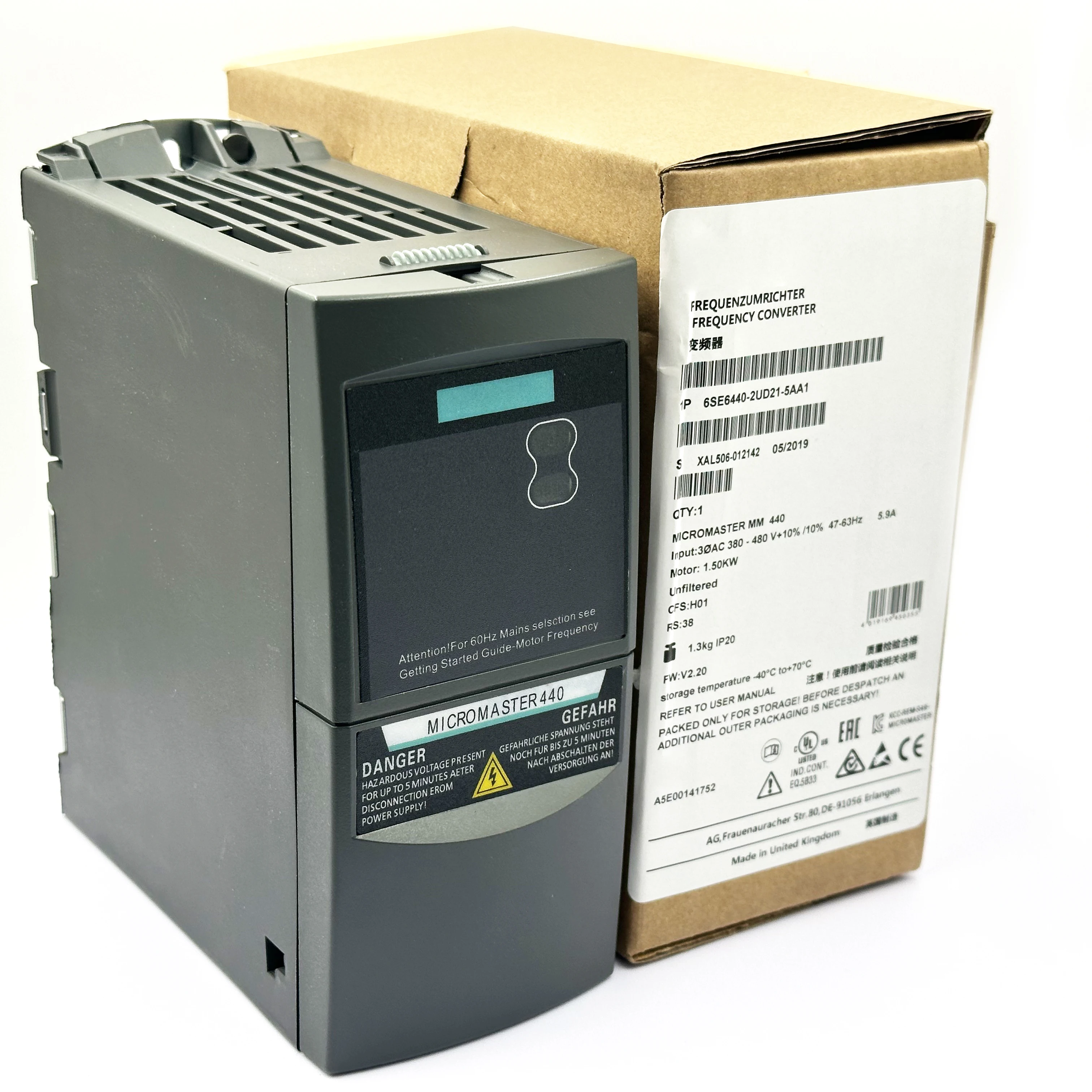High Quality Industrial Automation Plc Pac Dedicated Controllers with 6SE6440-2UD21-5AA1 Plc Logic Programming Controller