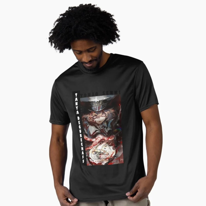 

0429 Youjo Senki Saga Of Tanya The Evil Degurechaff Gift t shirt Kawaii Anime girls Manga otaku tee Y2K Clothes All size tops