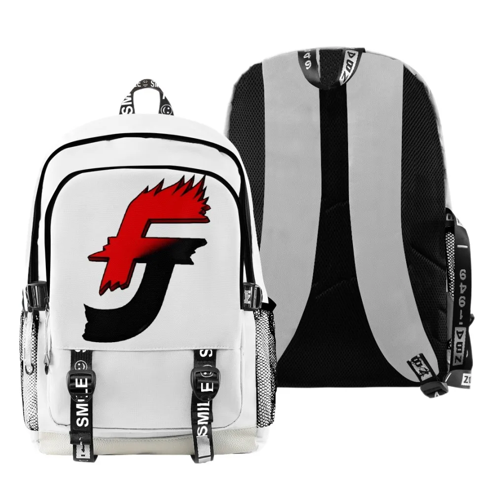 Furious Pullover Rucksack Schultasche Mädchen Jungen Große Kapazität Schultaschen Mode Reise Umhängetasche