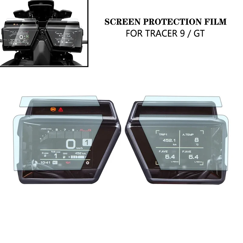 

For Yamaha Tracer 9 GT 900 GT Tracer 9GT 900GT 2021 2022 Cluster Screen Scratch Protection Film Dashboard screen Protector