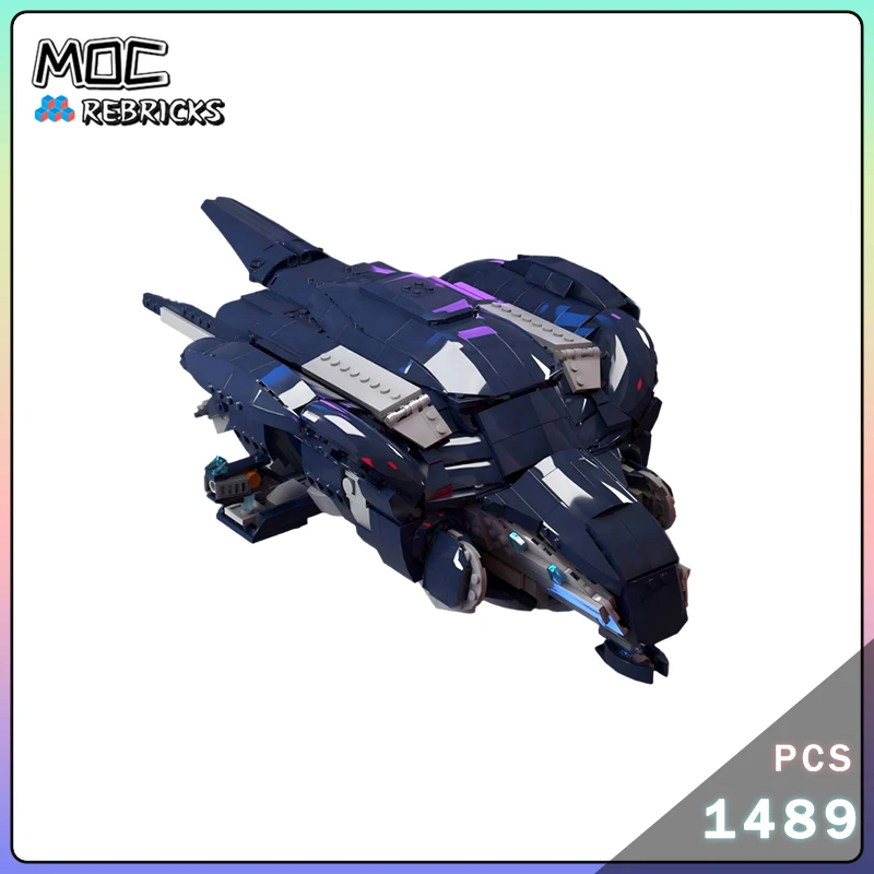 

Серия космической войны, фантомный транспортный корабль, MOC, строительные блоки, сделай сам, межзвездный истребитель, сборная модель, кирпичи, игрушки, подарок