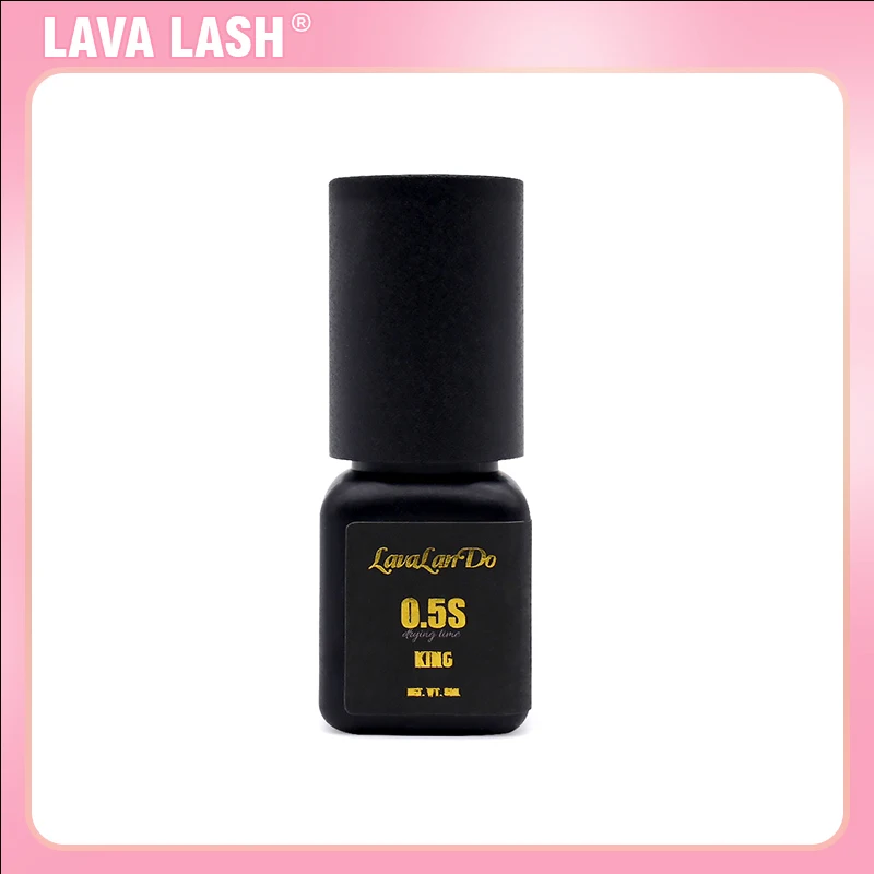 Lavalando Glue Lava Lash For Eyelash Extensions Supplies 0.5S Black Korea Adhesive Beauty Shop Lasting Makeup Tool Fast Dry King