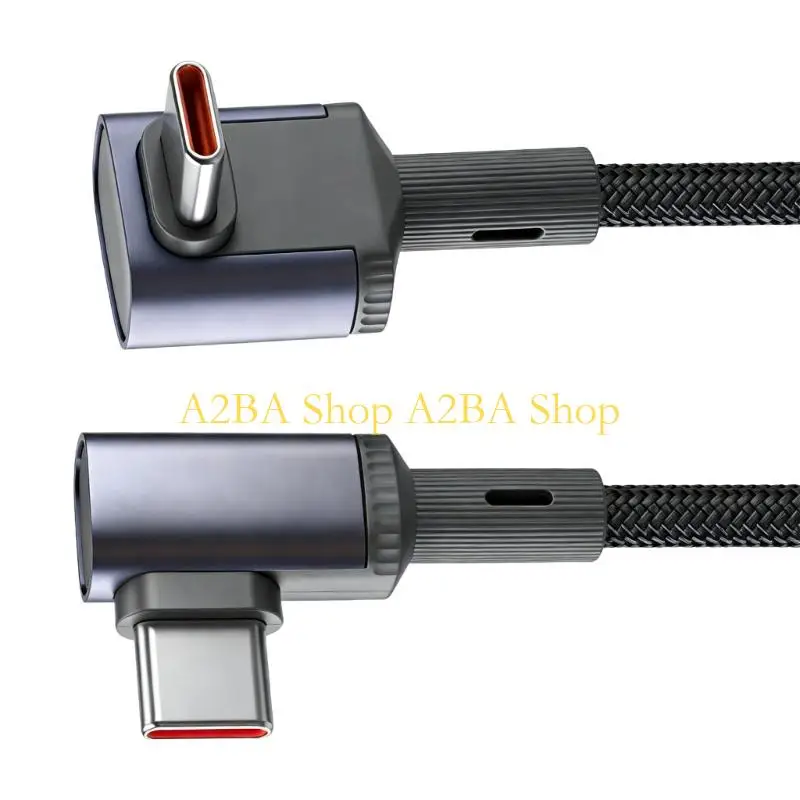 A2BA High Performances 240W Type C Data Cable Power Wire Equipped With Durability Braid And Bend Resistant Design