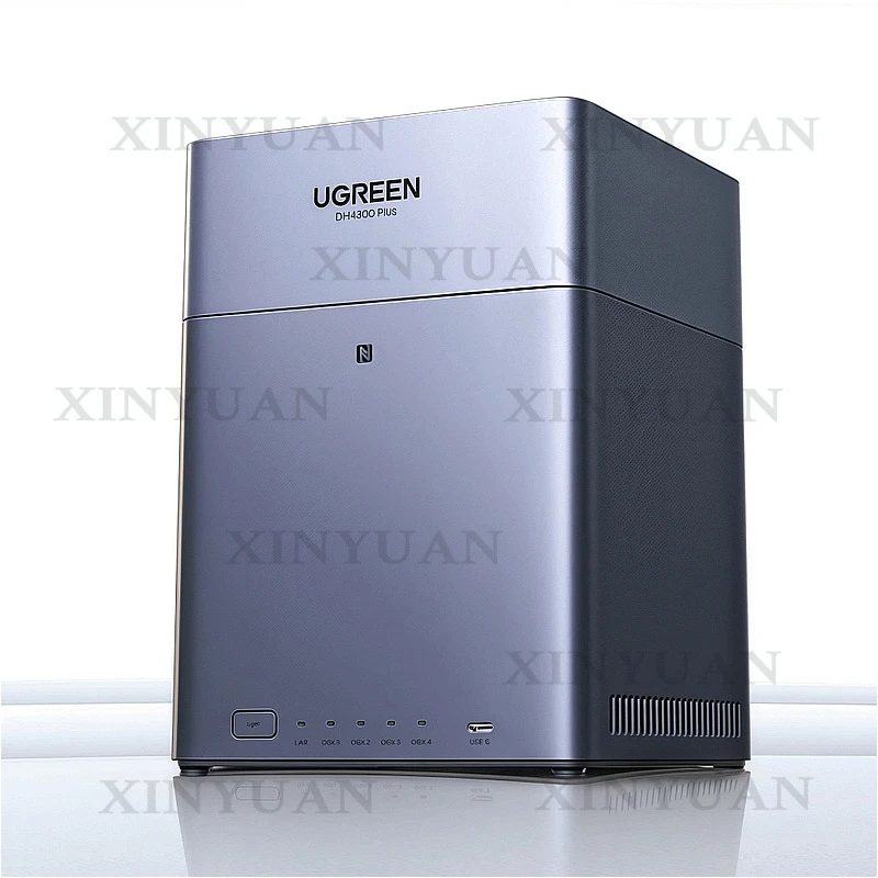 NAS, Mini Home AI Storage with Octa Core A55-A76 Processor, 8GB LPDDR4X, 4 Bay SATA HDD SSD, NFC and 2.5GbE RJ45 Networking Port