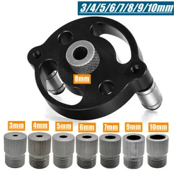 Upgraded Self-Centering Dowelling Jig 3-10mm Vertical Pocket Hole Jig Hole Puncher Locator Drill Guide Tools for Carpentry