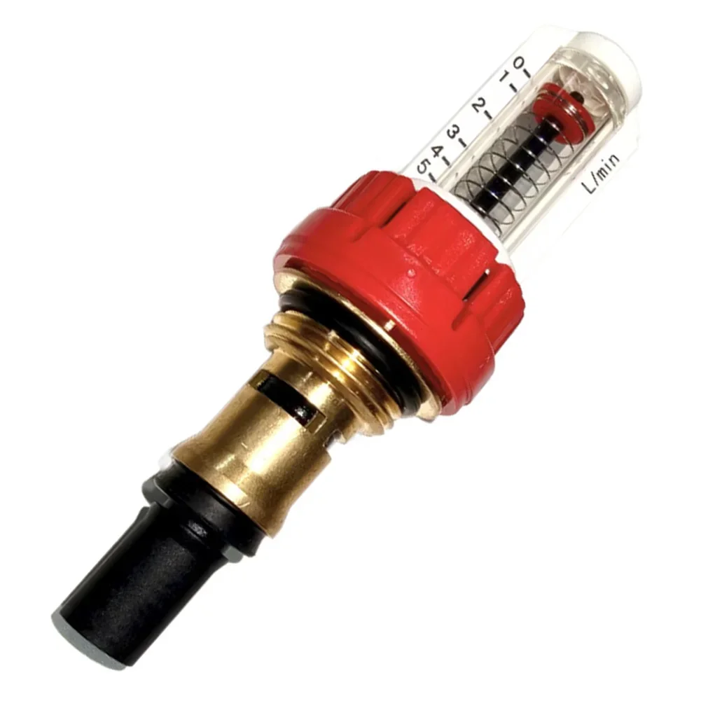 Underfloor Heating Flow Meter For Manifold With Precise Water Flow Regulation And Enhanced Energy Efficiency Brass ABS