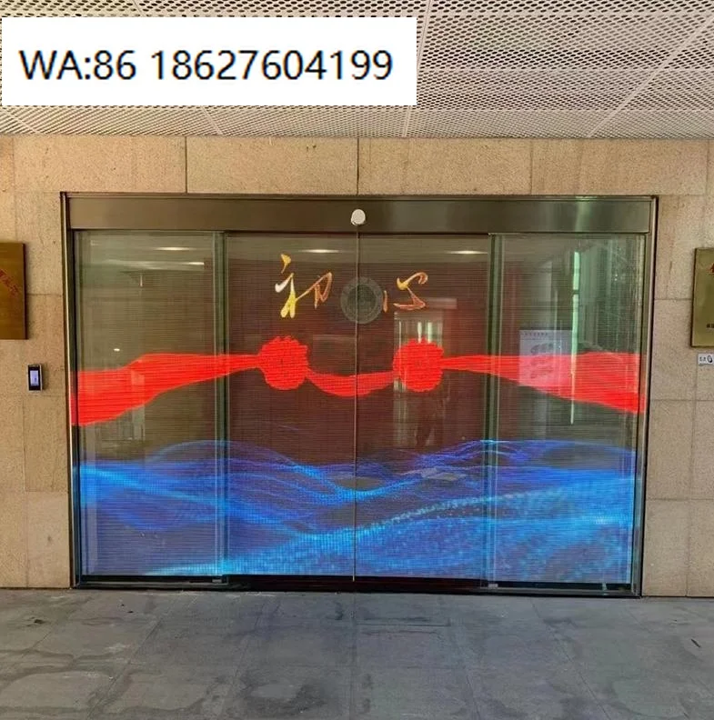 

Led Film Screen Transparent Screen Glass Window China Hot Market Indoor P6.25 Led Flexible Display Advertising Outdoor Media