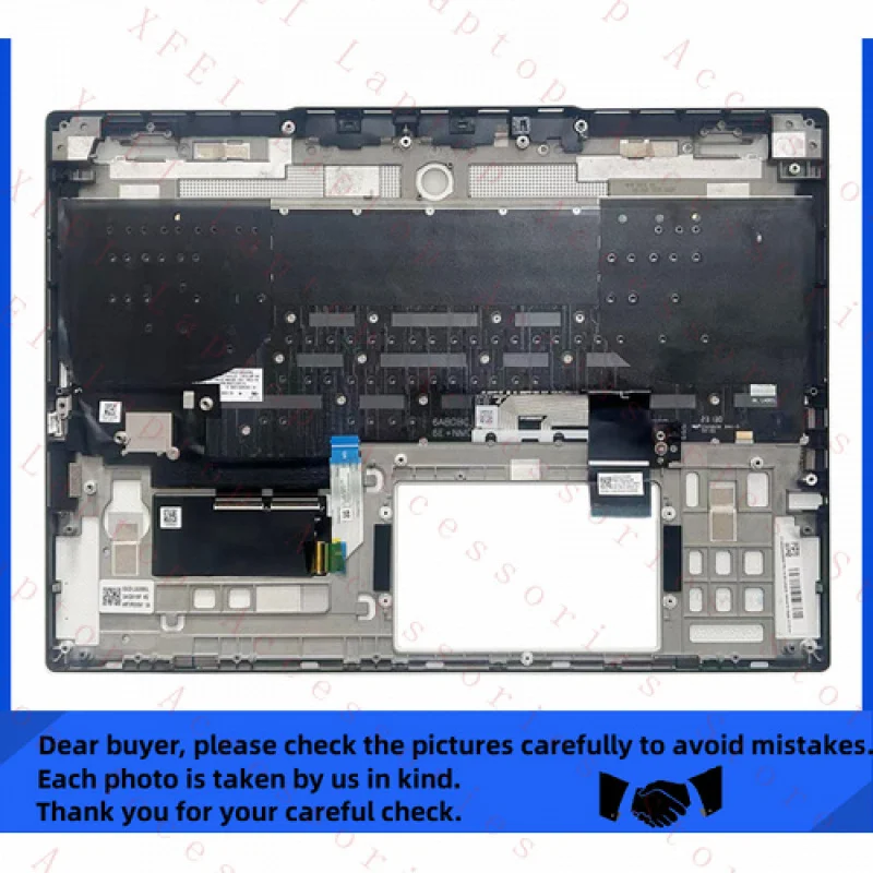 F  New For Lenovo Legion Slim 7 16IRH8 Slim 7 16APH8 US Palmrest Keyboard Backlight