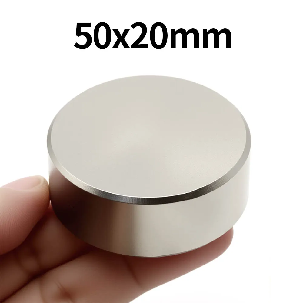 50x20mm Super Strong Round Magnet N35 NdfeB Permanent Magnetic imanes Powerful Neodymium Magnets Refrigerator Magnet