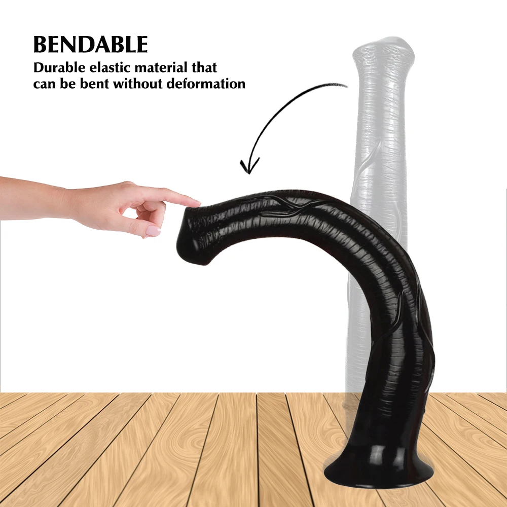 42CM Long Horse Dildo Anal Plug Huge Big Artificial Penis Suction Cup Realistic Thick Dick Sex Toys for Woman Vagina Masturbator