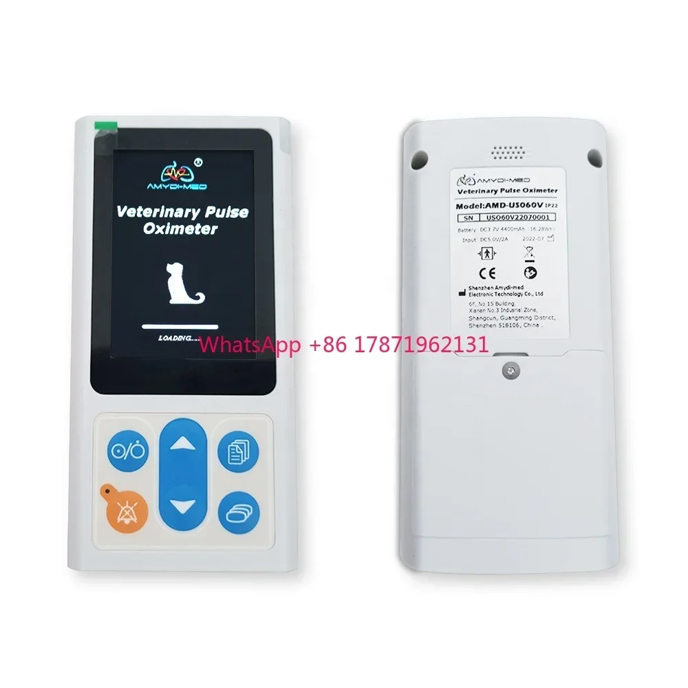 Amydi-med Veterinary Instrument 4400mAh Battery Multi-Parameter Veterinary Vital Signs Monitor Pulse Oximeters Vet