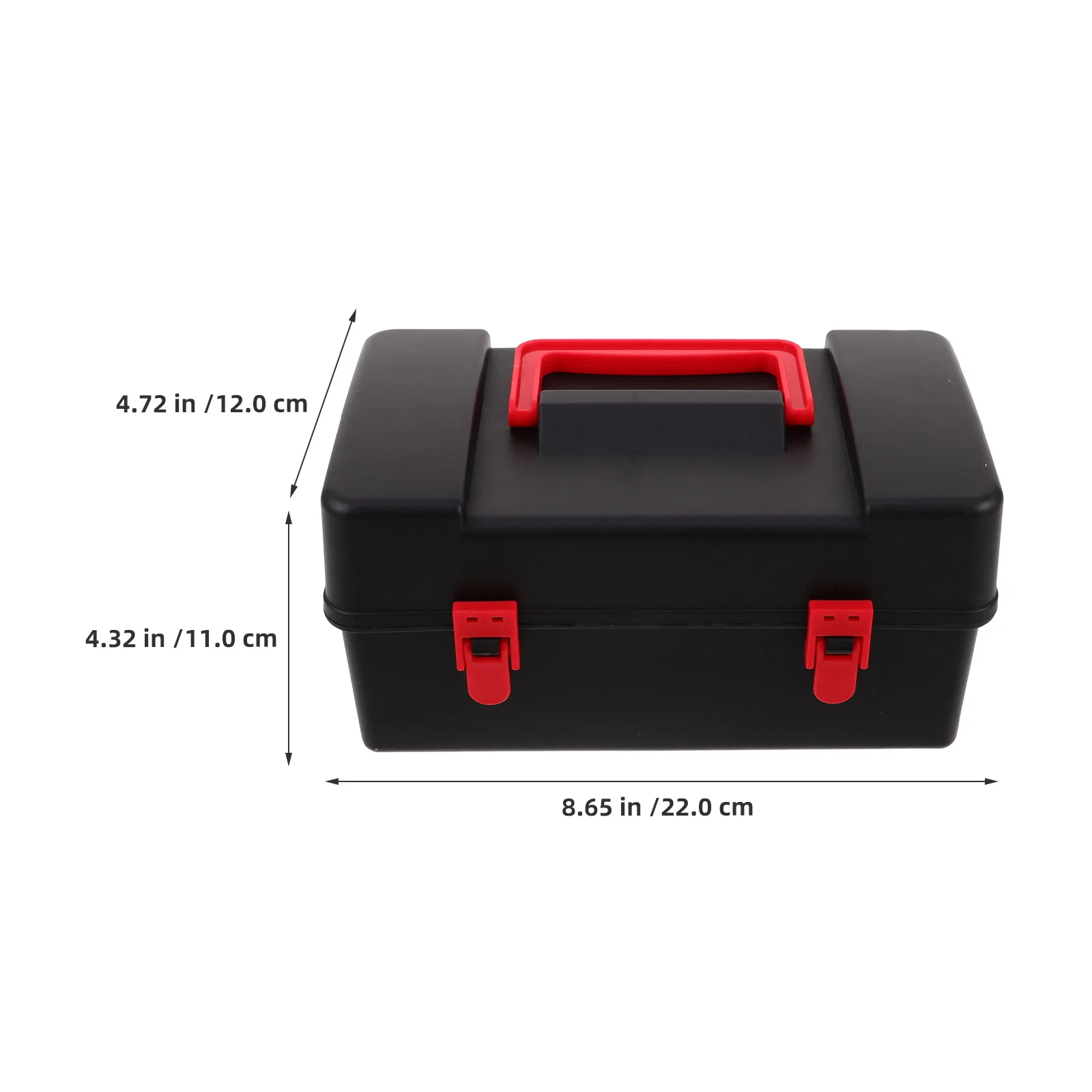 Custodia per trottola 8,65x4,72x4,32 pollici Scatola portaoggetti in plastica con coperchio sicuro per accessori da battaglia giroscopica Portatile leggero