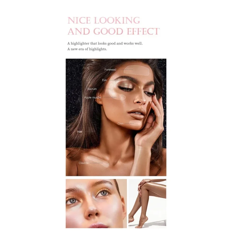 SAM SUGAR 3D Tridimensionale Illumina Contouring Powder Compatto Fiore di Rosa Evidenziatore Corpo Viso Occhi e Naso Ombra