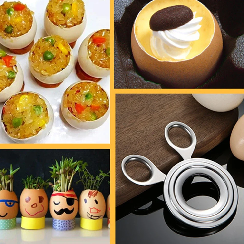 YOUPIN Boiled Egg Shell Top Cover Cutter Opener Manual Egg Topper Shell Opener Convenient Eggshell Cutter Cooker Pancake Tool