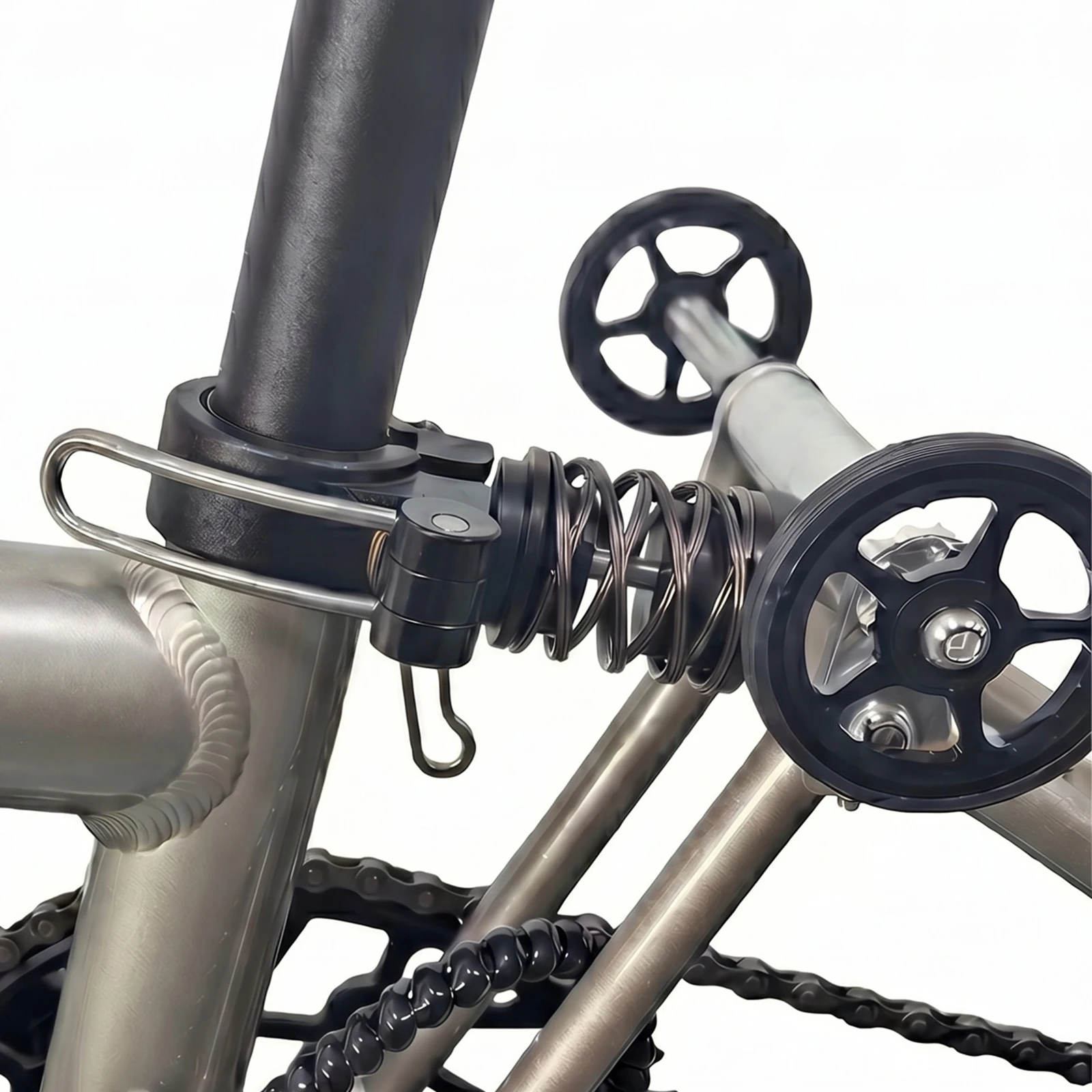 For Java Neo Wave Spring Rear Shock Suspension Shox Wear Resist Foldable Bicycle Shocks Absorbers for Outdoor Transportation