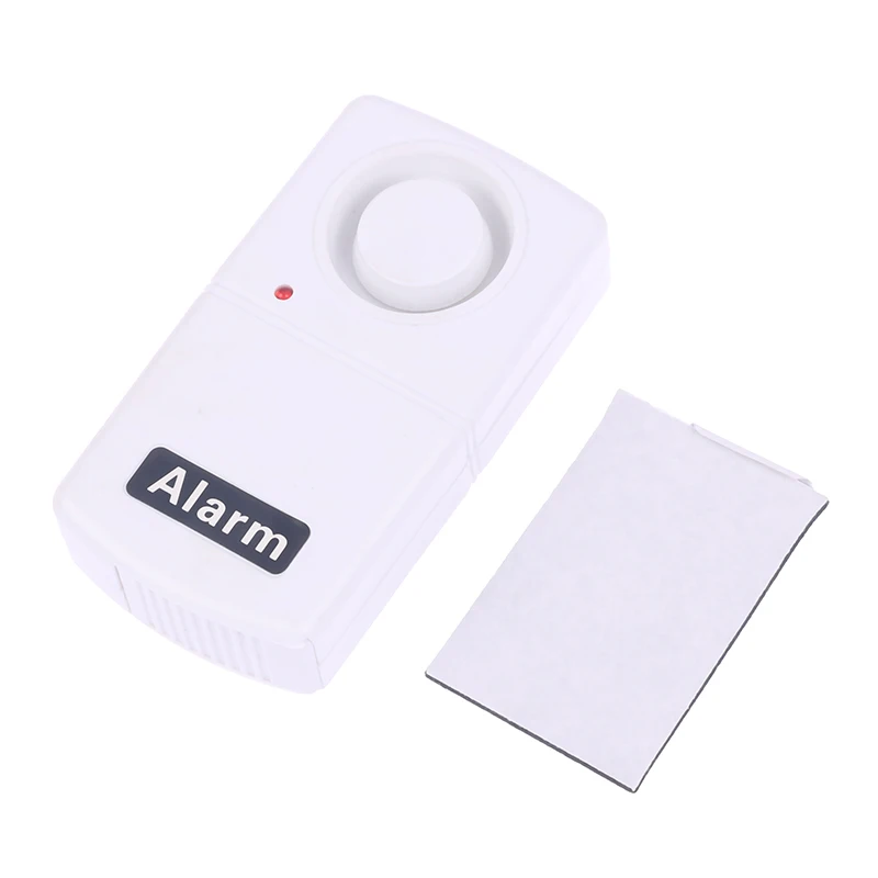 120db Door Window Vibration Shock Glass Break Alarm Siren LED Indicator Home Vibration Alarm Detector Anti-theft Alarm Sensor