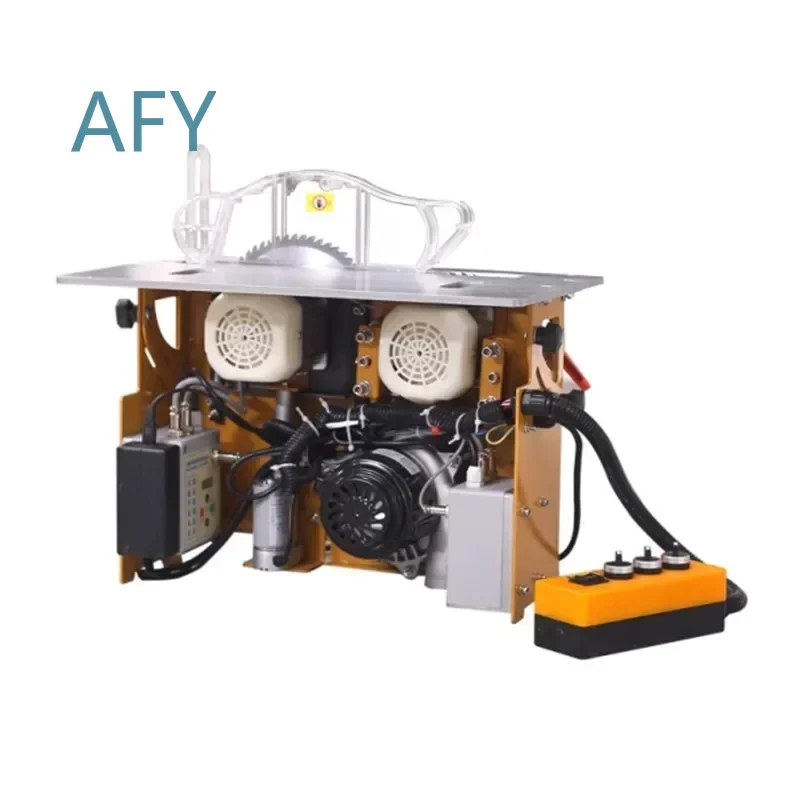 Electric Dust-Free Brushless Mute All-in-One Multi-Function Push Table Precision Cutting Woodworking Saw for DIY Woodworking