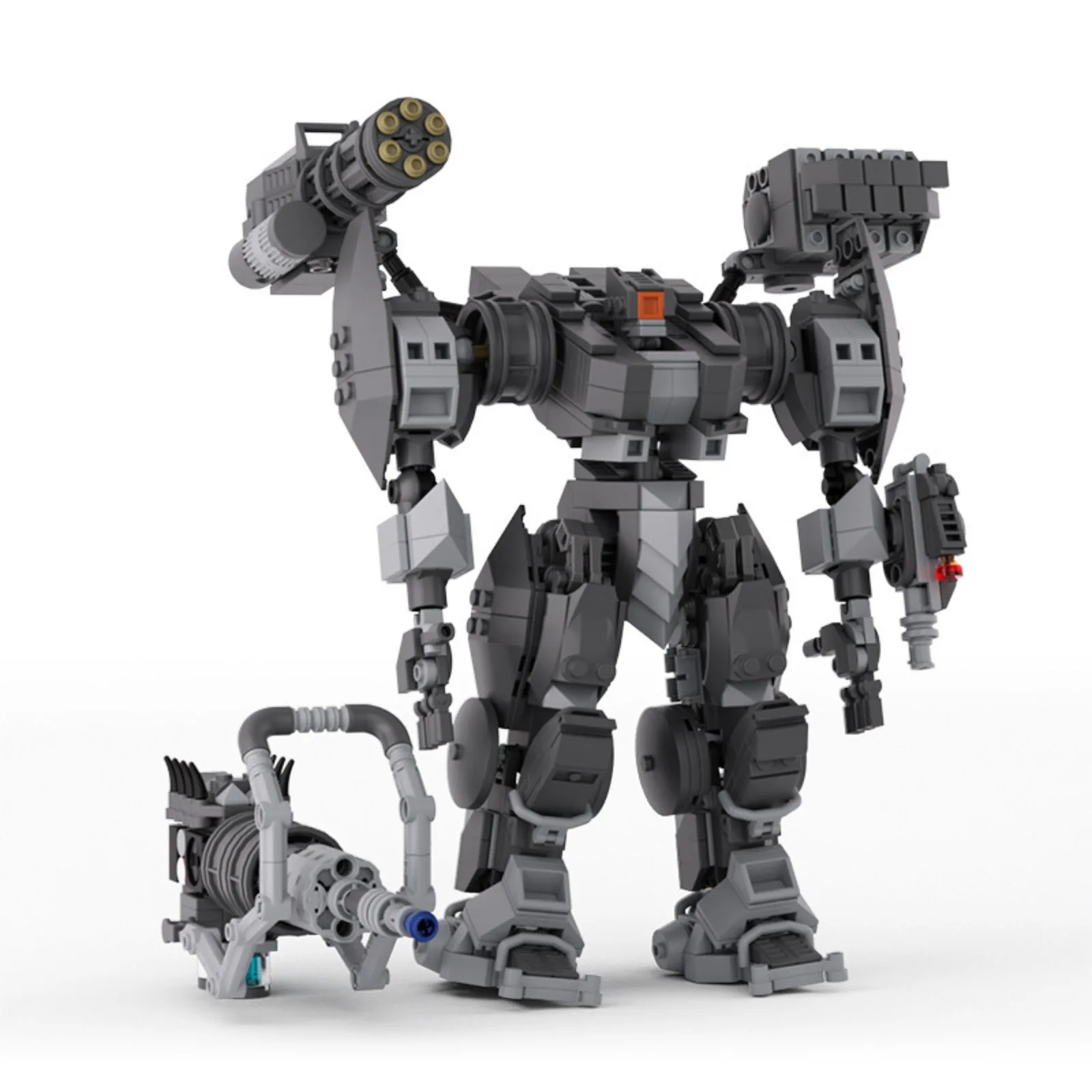 ヘビータイタンメカ MOC ビルディングブロック クラシックゲームスタイル クリエイティブおもちゃ 子供向け