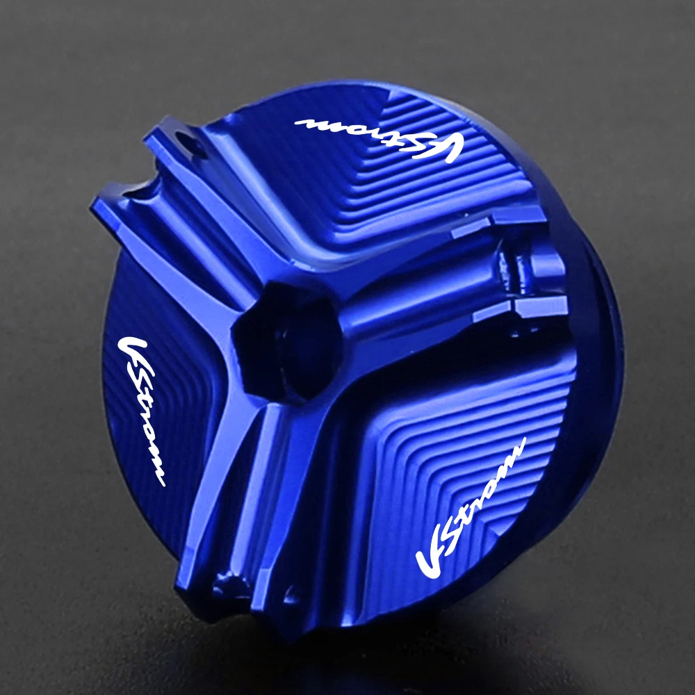 

FOR SUZUKI V-STROM 650 V-STROM650 VSTROM 650 VSTROM650 2004-2020 Motorcycle M20*1.5 Engine Oil Cup Fuel Filler Tank Cap Cover