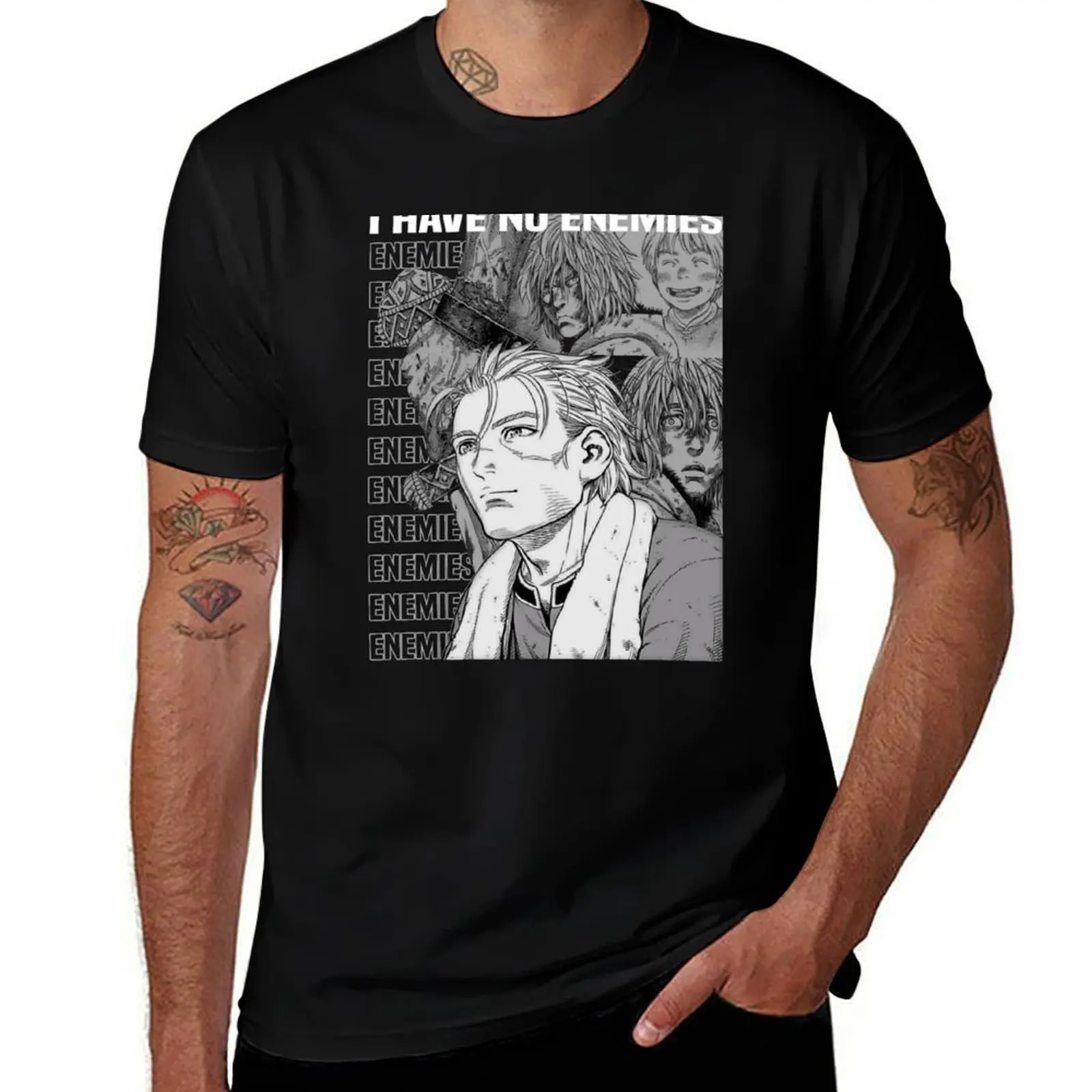 

I have no enemies thorfinn T-Shirt Anti-Wrinkle Short Sleeve T-Shirt
