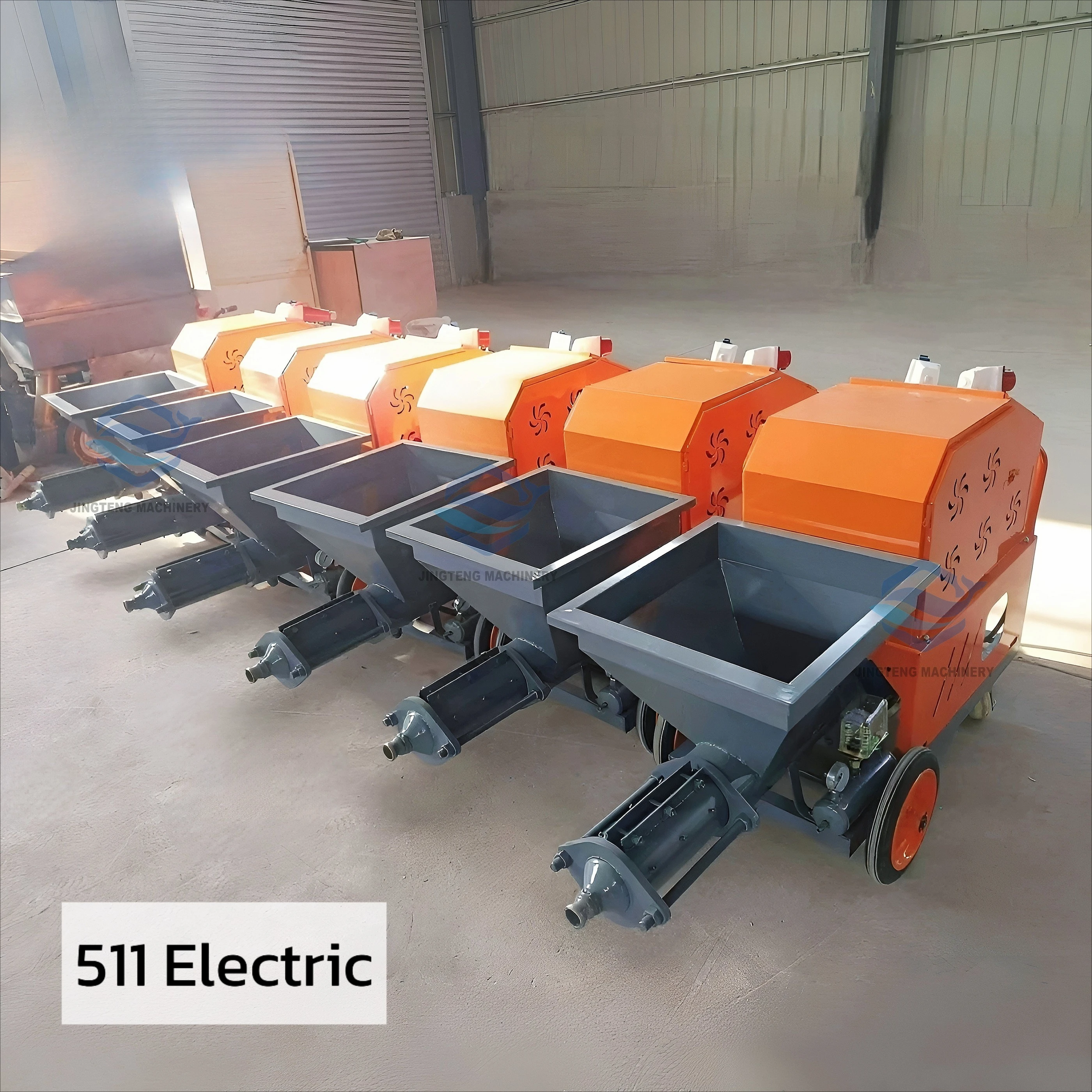 Automatic wall cement plastering machine, high-efficiency mortar spraying machine, putty sprayer