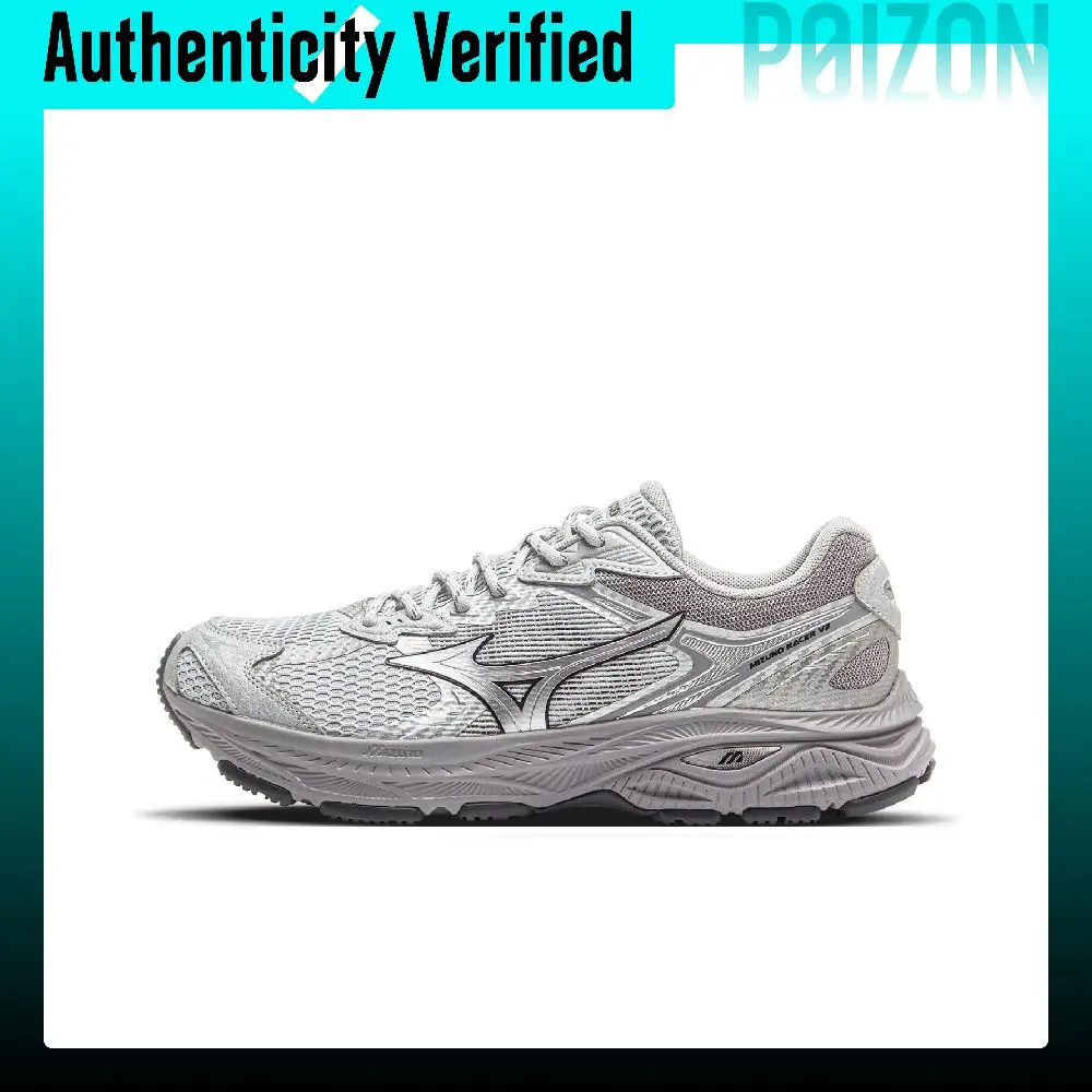 Mizuno RACER V2 Running Shoes Unisex Low-top Harbor Mist Gray/Silver/Shark Gray D1GH250605