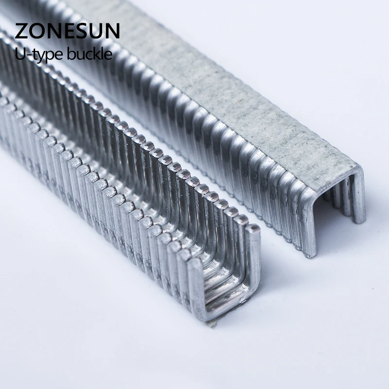 ZONESUN 1 scatola fibbia per manuale a forma di U 506 503 salsiccia Clipper Clipper Maker, clip per macchina di serraggio del supermercato