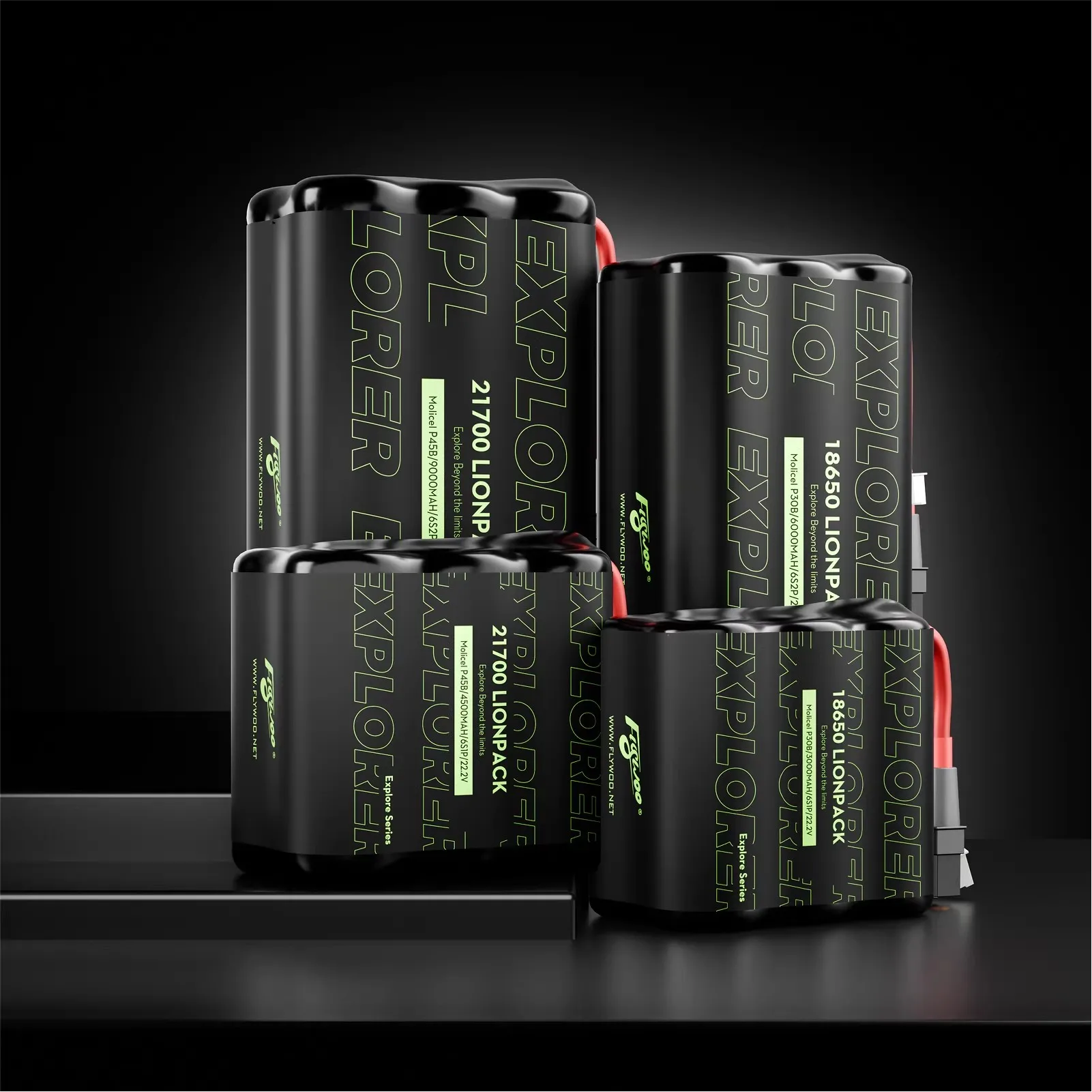 1PCS Flywoo Explorer Molicell P30B 18650  3000mAh 2S1P 3S1P 4S1P 6S1P 4S2P 6000mAh Long Range Battery