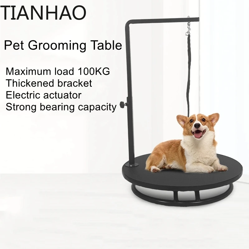 Manual Lift Pet Grooming Table for Dogs Cats Large Anti-Slip Anti-Static Veterinary Styling Station for Small Medium Big