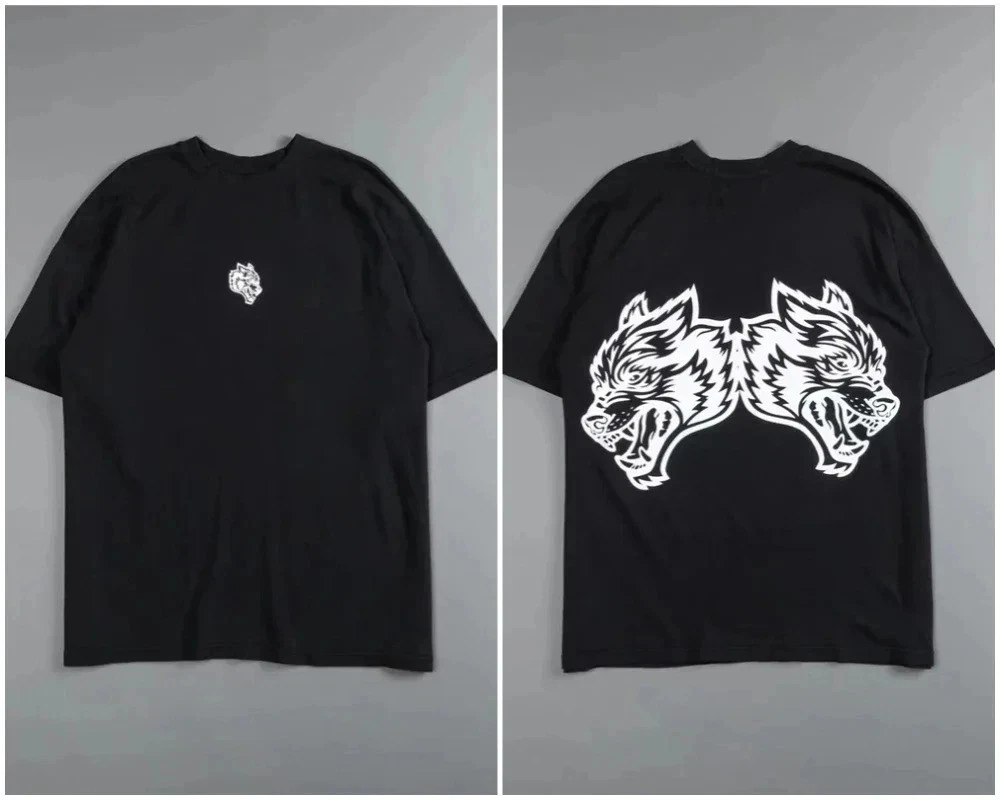 Wolf Head Sports Fitness Training Gym Freizeit T-Shirt Herren und Damen Luxusmarke Top 2026 Neu – Detail 7