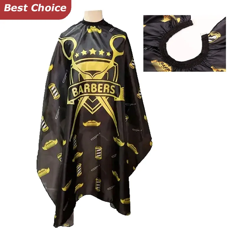 

Профессиональная парикмахерская накидка с антипригарным покрытием, антистатическая накидка для волос, тканевые регулируемые эластичные нагрудники для укладки волос на шею