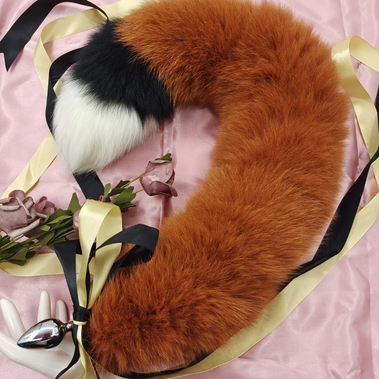 Bdsm Dog and Fox Tail Removable Anal Plug Prostate Sm Real Tail Cosplay Butt Plug Sexy Adult Toy Erotic Sex Toys for Women Men