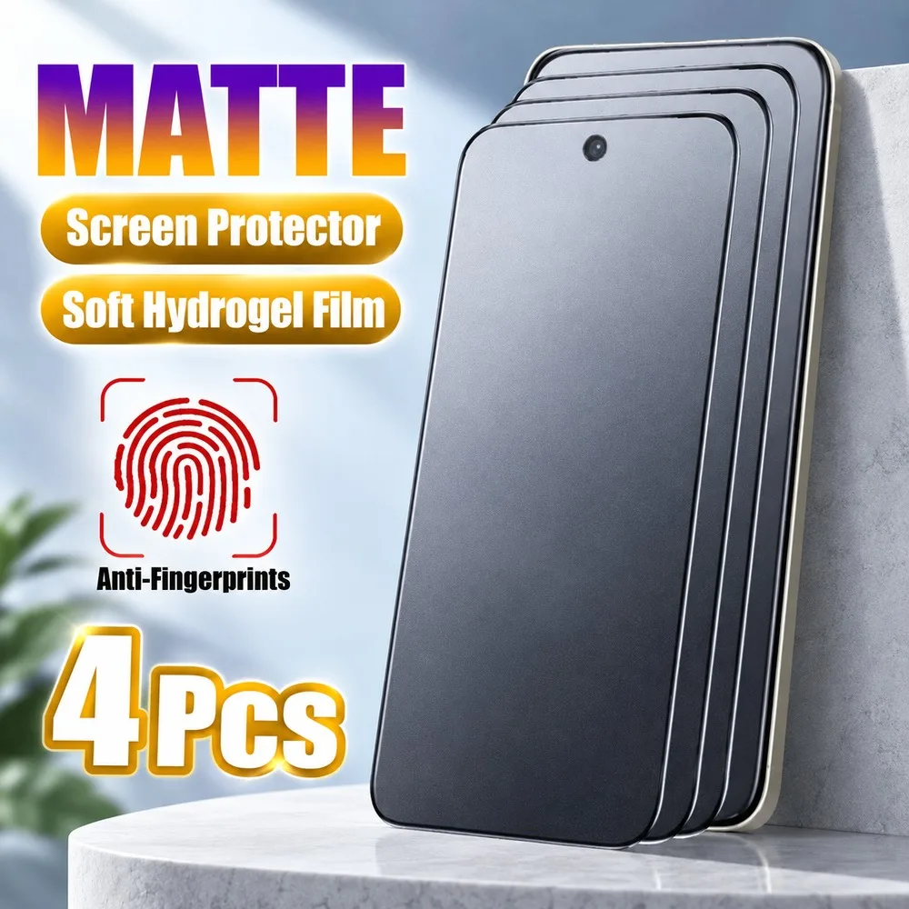 4PCS Matte Hydrogel Film For Samsung Galaxy S21 FE 5G S20 Ultra S20+ Anti Glare Screen Protector For Samsung Galaxy S20 FE S20