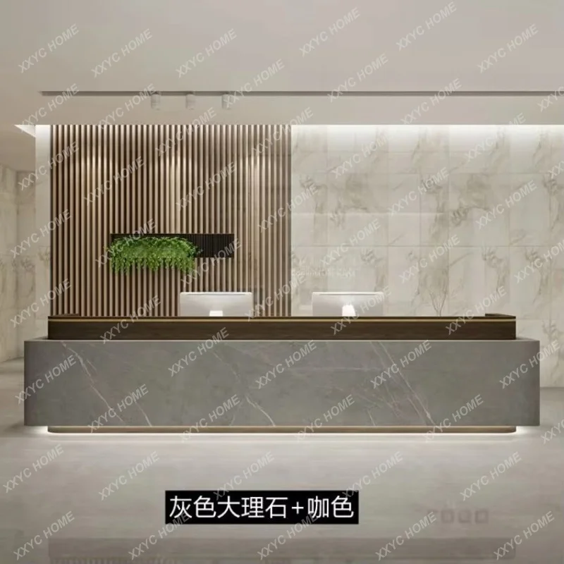 

X Company Front Desk Reception Desk Catering Shop Bar Simple Modern Beauty Salon Front Desk